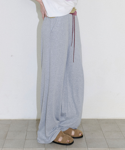 [CORE] COLOR COMBI SWEATPANTS - GREY