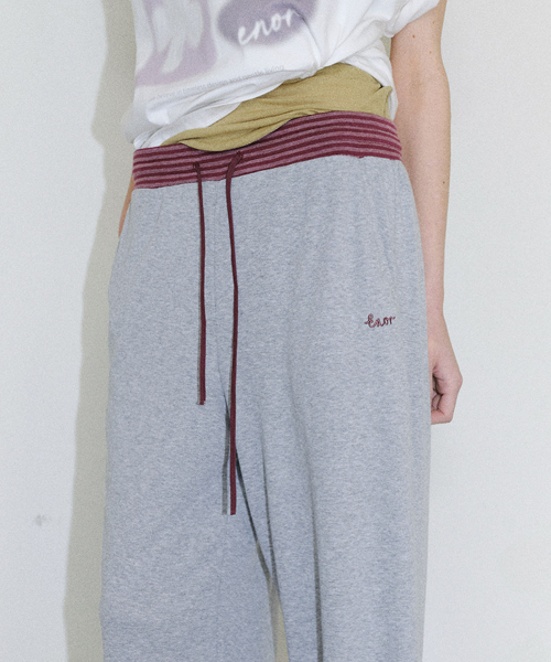 [CORE] COLOR COMBI SWEATPANTS - GREY