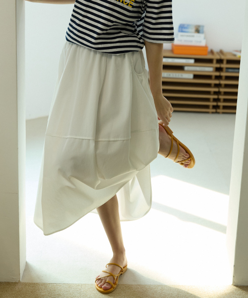 Balloon rc skirt Ivory