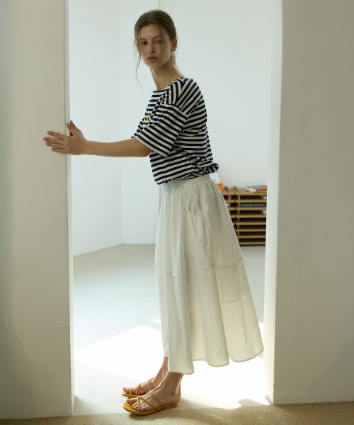 Balloon rc skirt Ivory