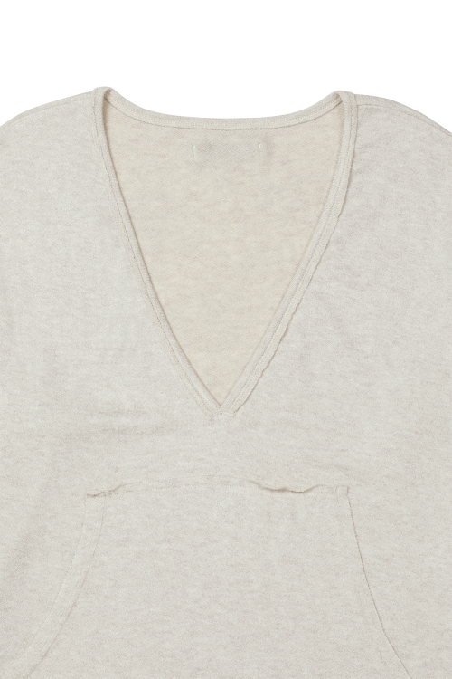 RAW V LONG SLEEVE IN OATMEAL