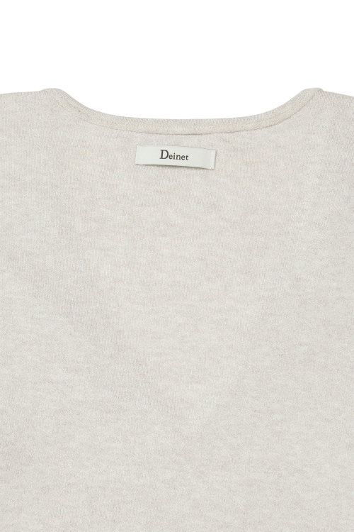 RAW V LONG SLEEVE IN OATMEAL