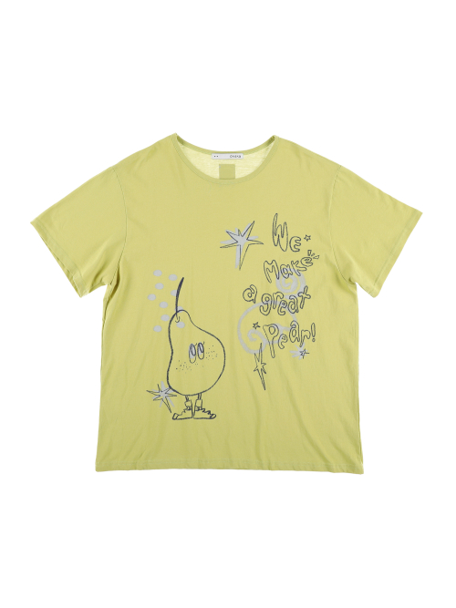CRAYON FRUIT T-SHIRT (PEAR OLIVE)