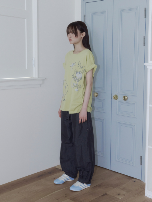CRAYON FRUIT T-SHIRT (PEAR OLIVE)