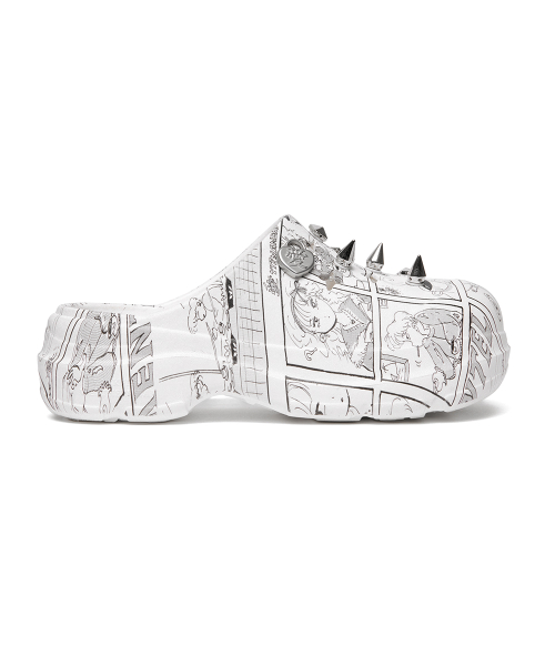 [× MOMENTEL] HAYDEN CLOG - WHITE