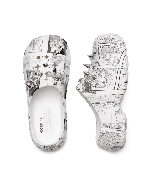 [× MOMENTEL] HAYDEN CLOG - WHITE