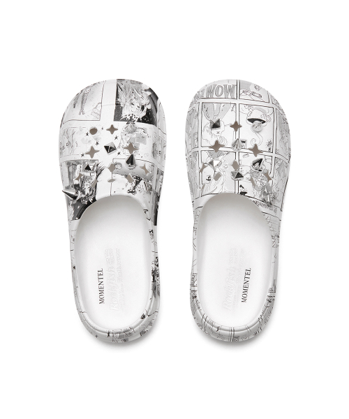 [× MOMENTEL] HAYDEN CLOG - WHITE