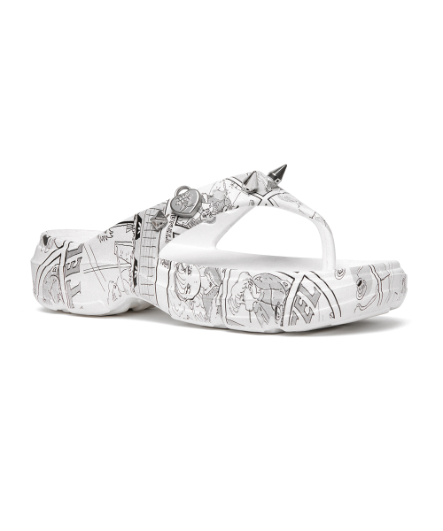 [× MOMENTEL] HAYDEN FLIPFLOP - WHITE