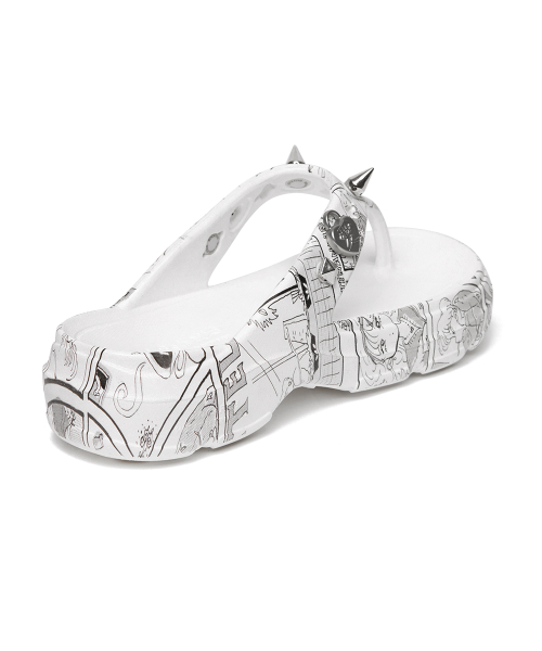 [× MOMENTEL] HAYDEN FLIPFLOP - WHITE