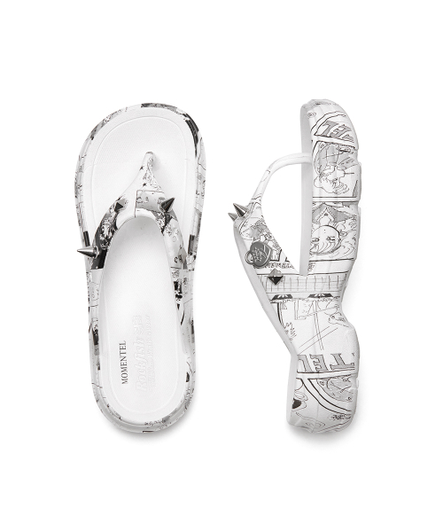 [× MOMENTEL] HAYDEN FLIPFLOP - WHITE