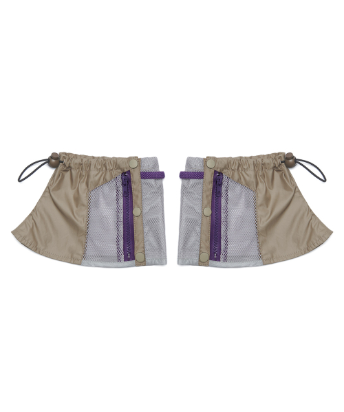 DRAWSTRING MESH SLEEVE - 2 colors