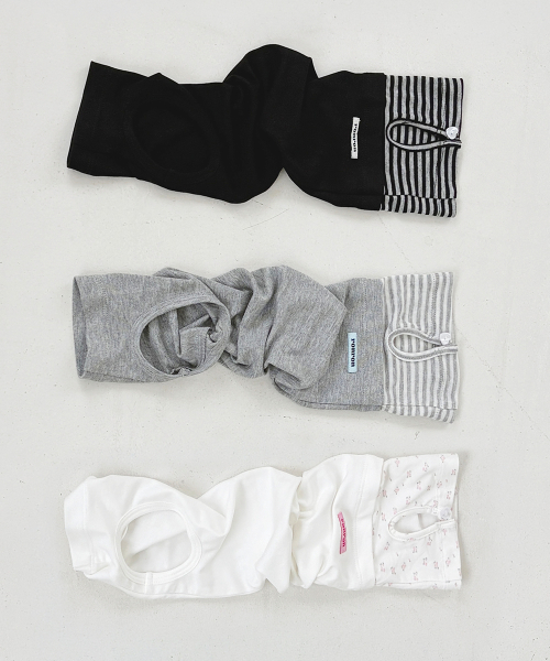 [SET] LOGO STRING KNEE SOCKS & LEG WARMERS