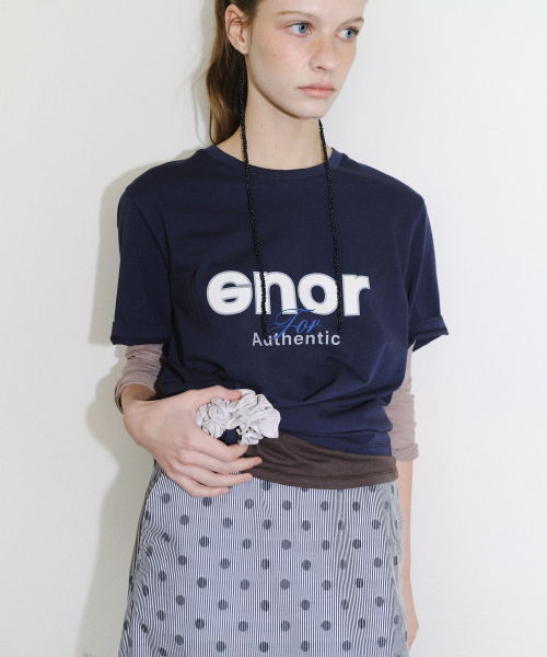 [CORE] CORE SHORT SLEEVE T-SHIRT - NAVY