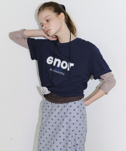 [CORE] CORE SHORT SLEEVE T-SHIRT - NAVY