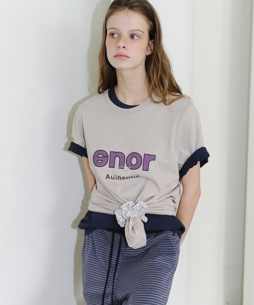 [CORE] CORE SHORT SLEEVE T-SHIRT - BEIGE