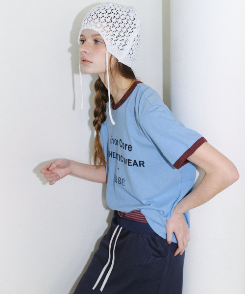[CORE] VINTAGE RINGER T-SHIRT - BLUE