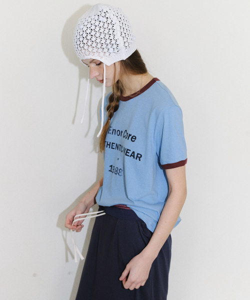 [CORE] VINTAGE RINGER T-SHIRT - BLUE
