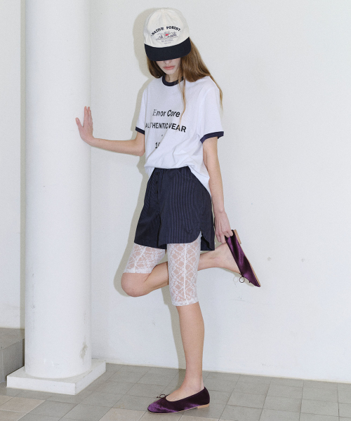 [CORE] VINTAGE RINGER T-SHIRT - WHITE