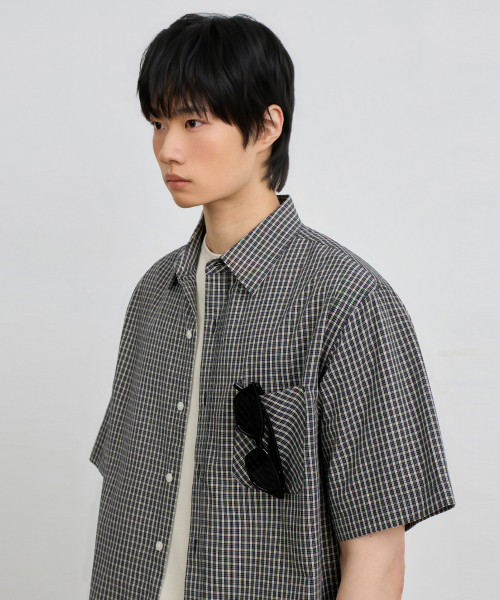 ©EVERYONE’S SEMI CROP CHECK SHIRT_HALF 9 COLOR
