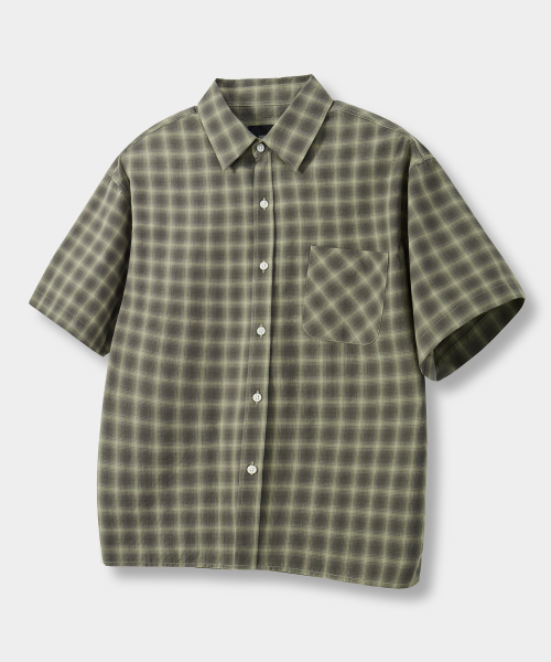 ©EVERYONE’S SEMI CROP CHECK SHIRT_HALF 9 COLOR