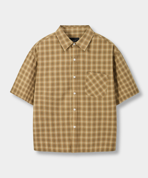 ©EVERYONE’S SEMI CROP CHECK SHIRT_HALF 9 COLOR