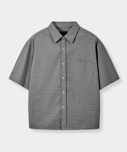 ©EVERYONE’S SEMI CROP CHECK SHIRT_HALF 9 COLOR