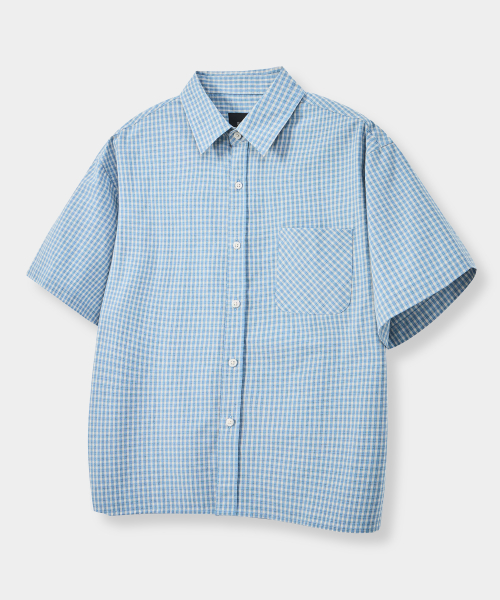 ©EVERYONE’S SEMI CROP CHECK SHIRT_HALF 9 COLOR