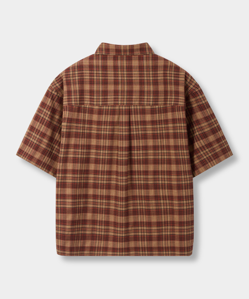 ©EVERYONE’S SEMI CROP CHECK SHIRT_HALF 9 COLOR