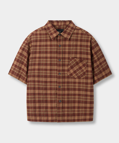 ©EVERYONE’S SEMI CROP CHECK SHIRT_HALF 9 COLOR