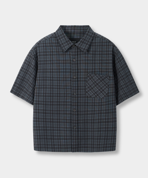 ©EVERYONE’S SEMI CROP CHECK SHIRT_HALF 9 COLOR