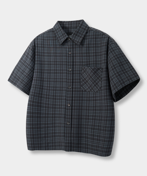 ©EVERYONE’S SEMI CROP CHECK SHIRT_HALF 9 COLOR