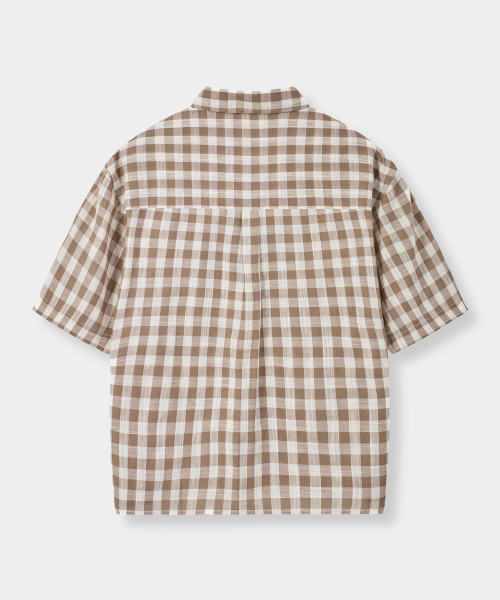 ©EVERYONE’S SEMI CROP CHECK SHIRT_HALF 9 COLOR