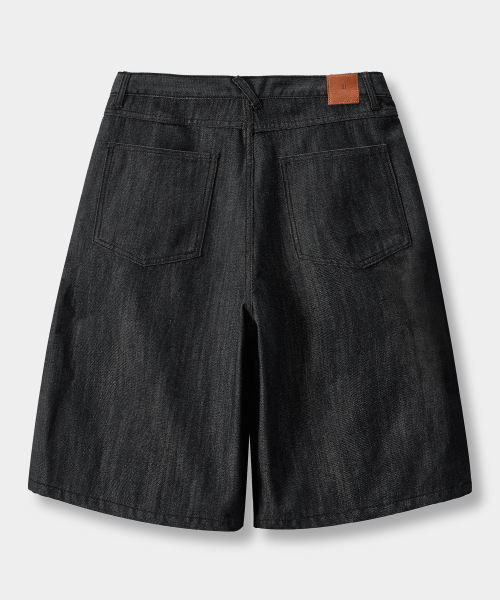 ESSENTIAL BERMUDA / CURVED DENIM HALF PANTS_5 COLOR