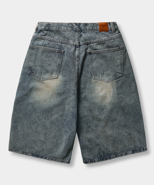 ESSENTIAL BERMUDA / CURVED DENIM HALF PANTS_5 COLOR