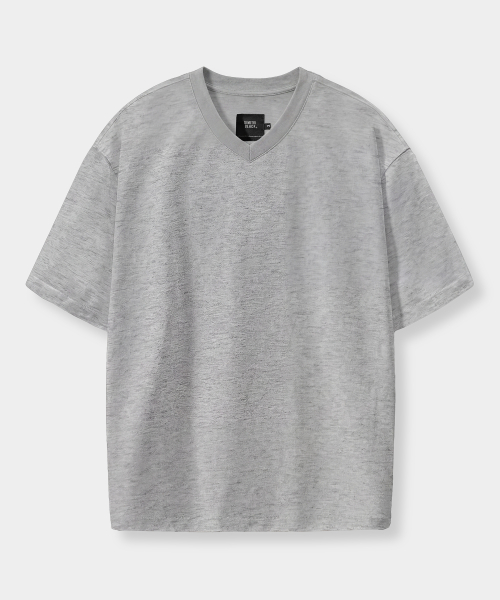© EVERYONES SINGLE STITCH SHORT SLEEVE T-SHIRT (COOLMAX® FABRIC)_VNECK 5 COLOR