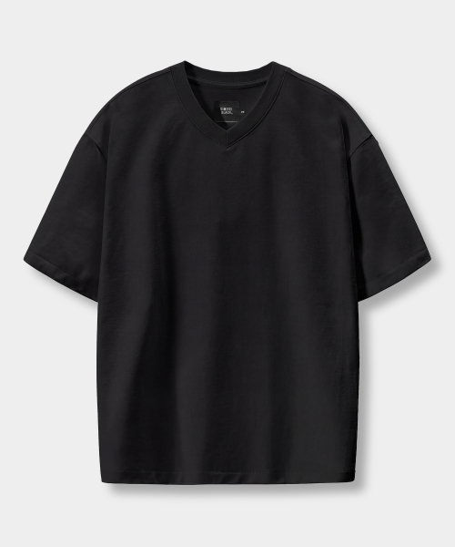 © EVERYONES SINGLE STITCH SHORT SLEEVE T-SHIRT (COOLMAX® FABRIC)_VNECK 5 COLOR