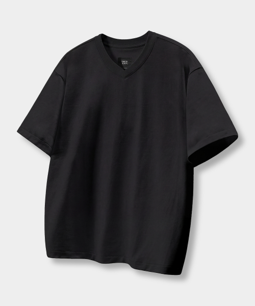 © EVERYONES SINGLE STITCH SHORT SLEEVE T-SHIRT (COOLMAX® FABRIC)_VNECK 5 COLOR