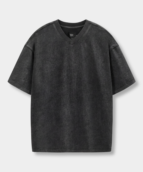 © EVERYONES SINGLE STITCH SHORT SLEEVE T-SHIRT (COOLMAX® FABRIC)_VNECK 5 COLOR