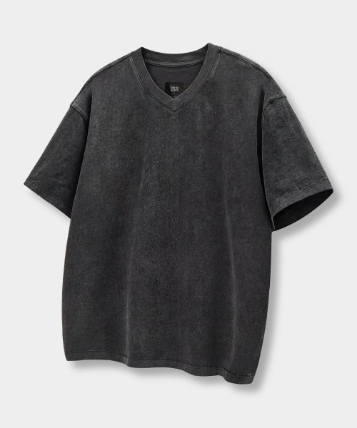© EVERYONES SINGLE STITCH SHORT SLEEVE T-SHIRT (COOLMAX® FABRIC)_VNECK 5 COLOR