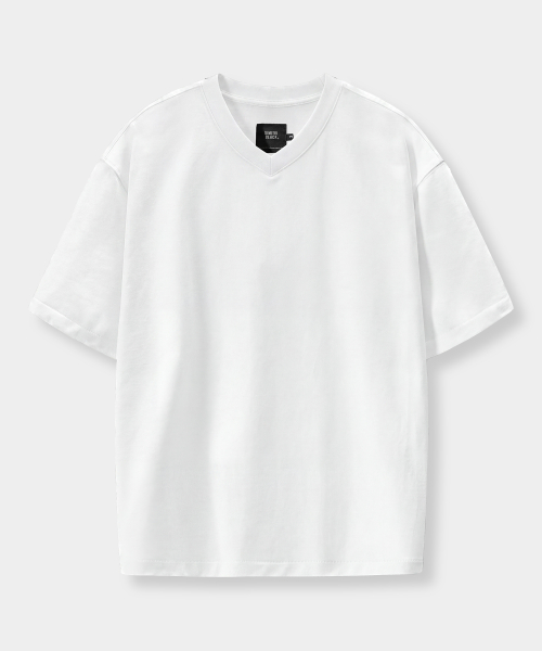 © EVERYONES SINGLE STITCH SHORT SLEEVE T-SHIRT (COOLMAX® FABRIC)_VNECK 5 COLOR