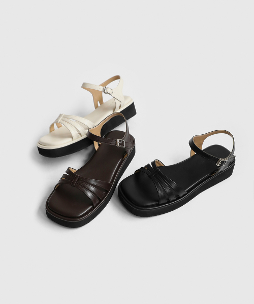마리안 스퀘어 플랫폼 샌들 (3cm)