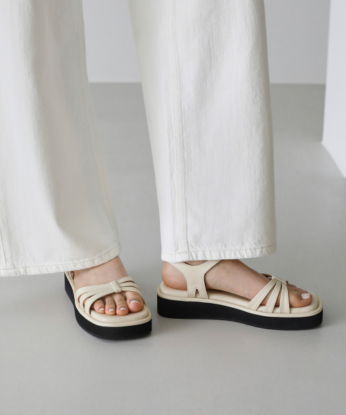 마리안 스퀘어 플랫폼 샌들 (3cm)