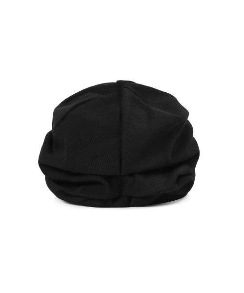 Tokyo shirring turban cap BLACK