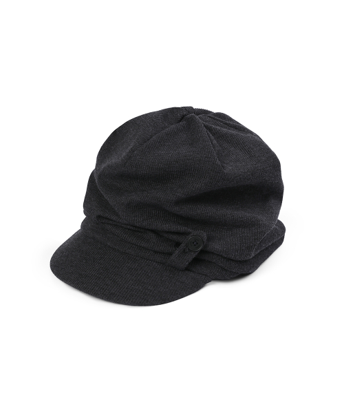 Tokyo shirring turban cap CHARCOAL