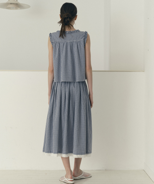 체크풀스커트 J1SK322A