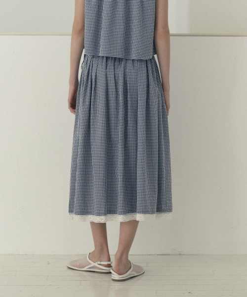 체크풀스커트 J1SK322A
