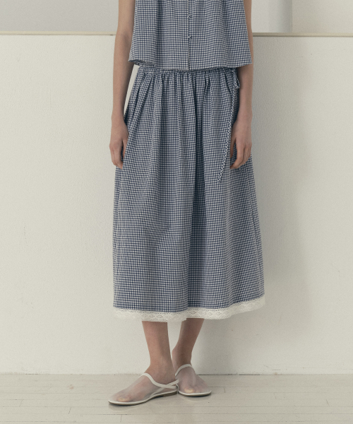 체크풀스커트 J1SK322A