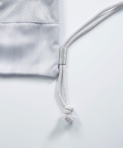 DRAW STRING BAG / LIGHT GRAY