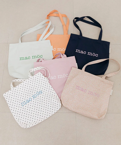 ALKONG Cotton Daily Shoulder Eco Bag_6Colors
