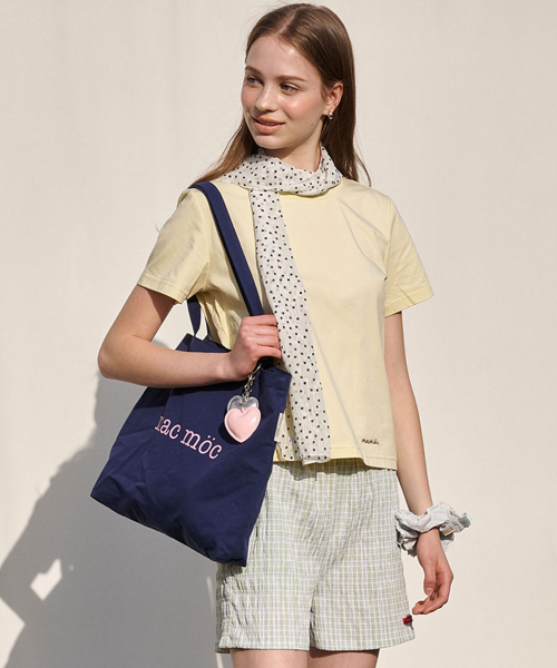 ALKONG Cotton Daily Shoulder Eco Bag_6Colors
